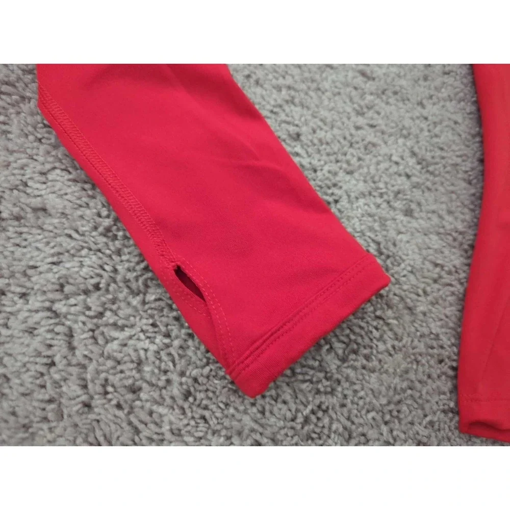 Ohio State Buckeyes Pullover Womens Small 1/4‎ Zip NCAA Nike Dri-Fit Red